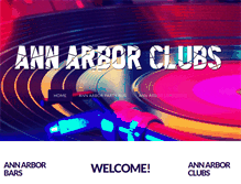 Tablet Screenshot of annarborclubs.com